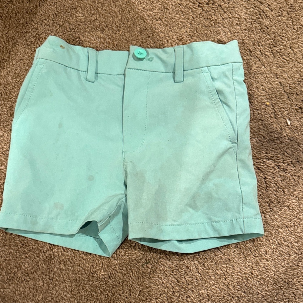 Vineyard Vines Girls Mint Green Shorts